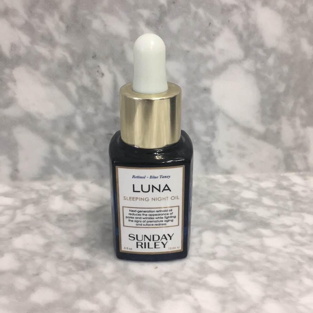 EMPTY** Sunday Riley Luna Oil Bottle